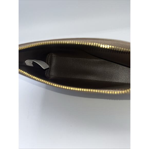 KATIE LOXTON LONDON Sparkle Everyday makeup case pouch clutch 10”x7”2 gold-tone - Picture 6 of 7